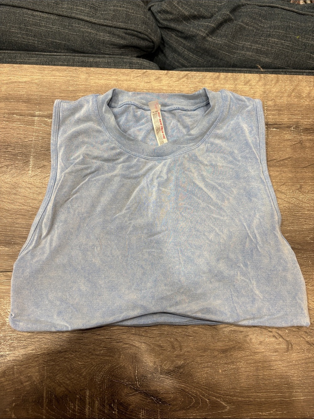FP Movement by Free People Light Blue Muscle Tank
